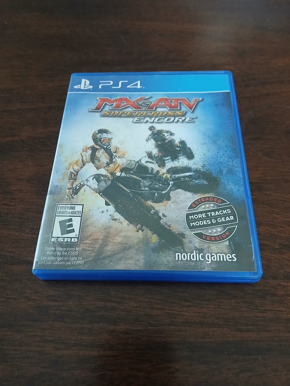 MX vs ATV Supercross Encore (PS4) - Blue Case by Nordic Games